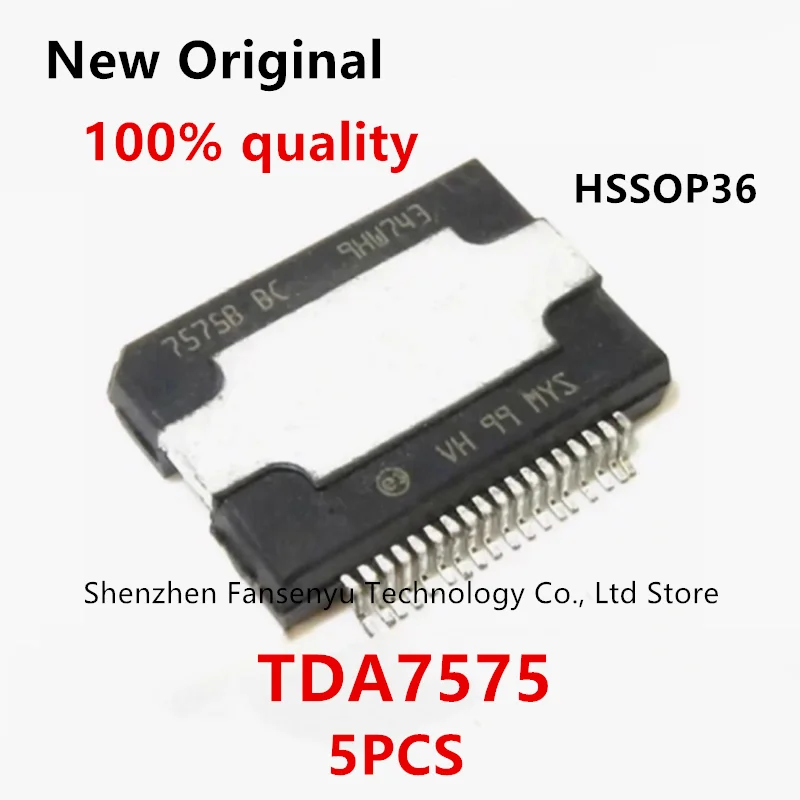 

5pcs/lot TDA7575 TDA7575PD TDA7575B 7575B BC HSSOP-36 TDA7575BBC In Stock
