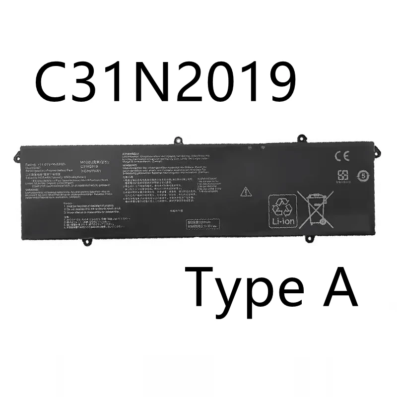 Imagem -05 - Supstone-bateria para Asus C31n2023 C31n2024 K3400pa K3400ph M3401qa M3401qc M6400qc S3400pa S3401qa M7400qc N7400pc K3500 M3500q
