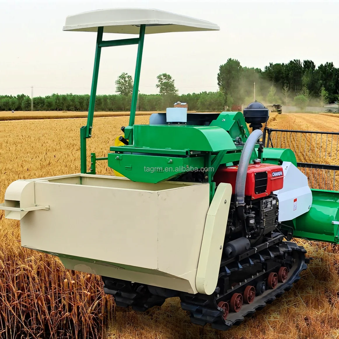 Cosechadora De Granos Agricultural Machine Moissonneuse-batteuse Rice Paddy Wheat Harvesting Machine Grain Combine Harvester