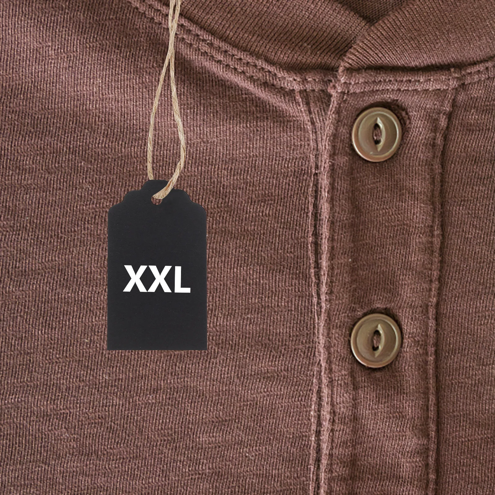 1Set Kraft Paper Gift Tag Writable Decorative DIY Present Hanging Label Beautiful Handicrafts Exhibition Kraft Paper Gift Tag