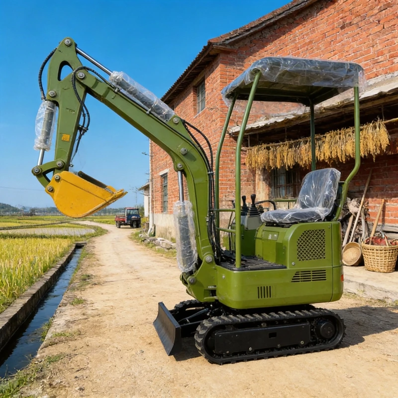 

Customized 1.0/1.5Ton Mini Excavators Diesel Hydraulic Digger Europe Godet Mini Pelle Hydraulique Construction