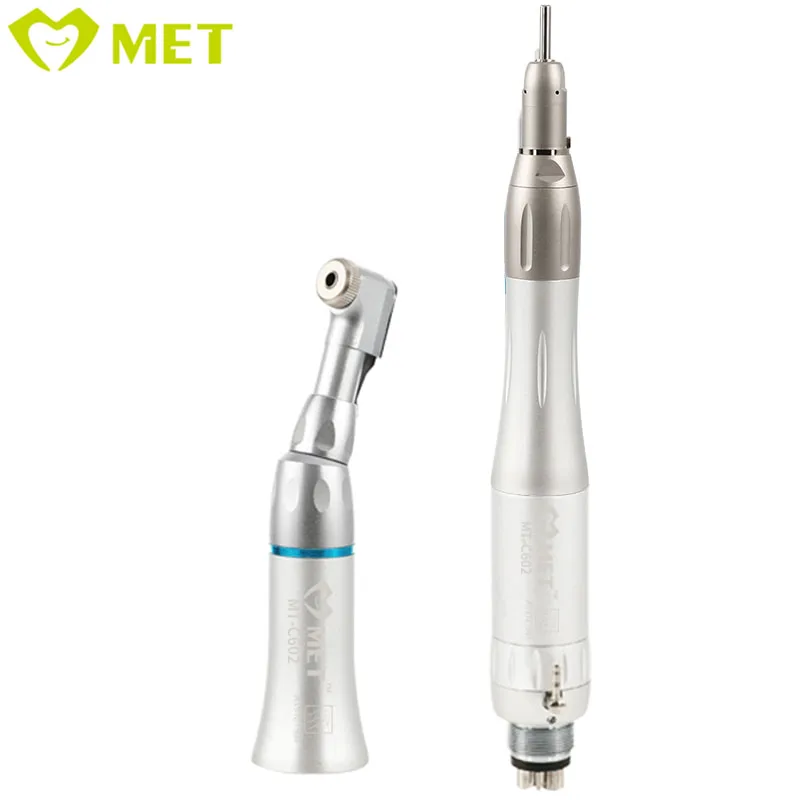 dent al air motor external Low Speed Handpiece Kit Dentist Tool Air Turbine Contra angle students kits 2.35mm CA Burs 2/4 holes