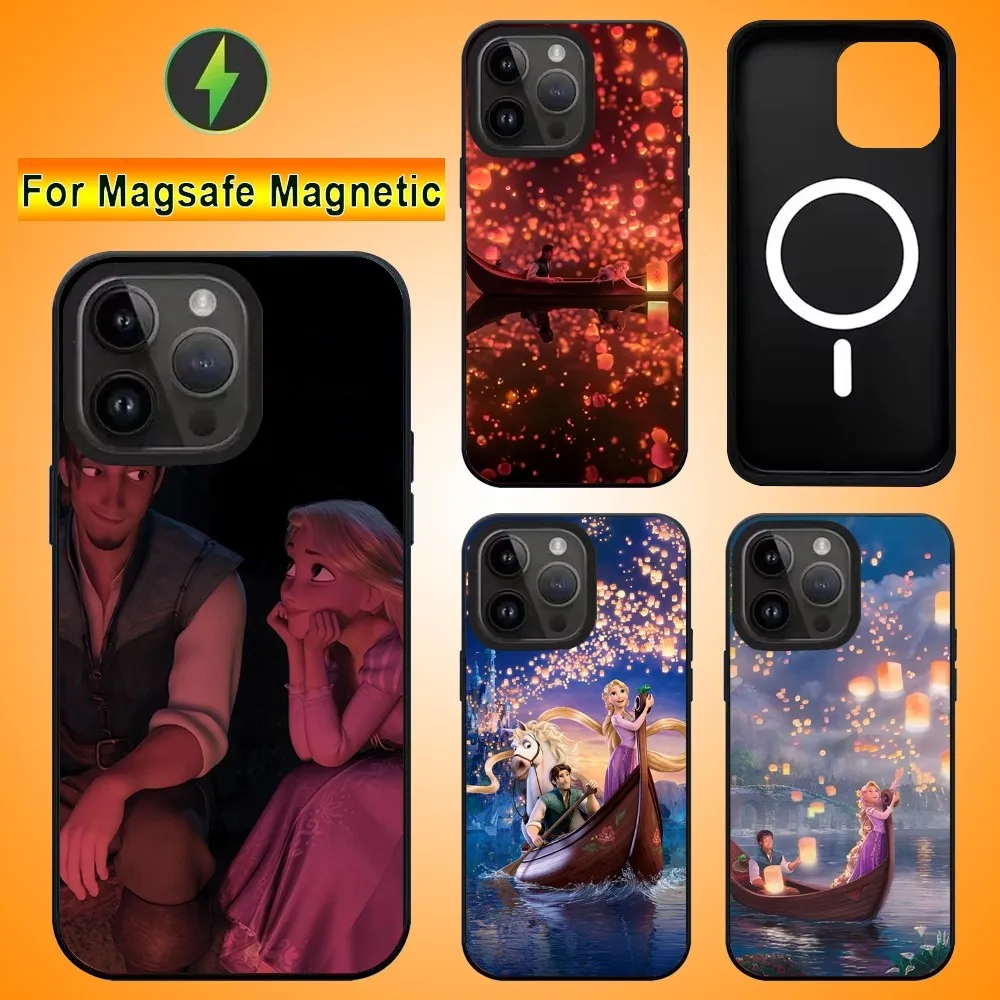 T-Tangled Phone Case For IPhone 15 14 13 Pro Max 11 12 Mini Alex Mirror For Magsafe Wireless Charging Cover