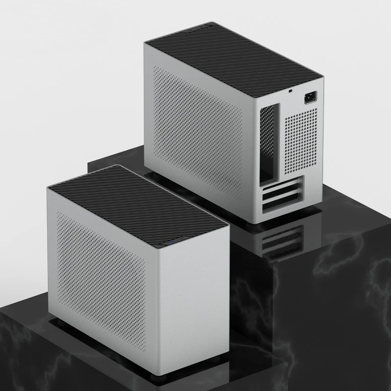 

Z13 Встроенный корпус из алюминиевого сплава ITX, компактный корпус для мини-компьютера с водяным охлаждением