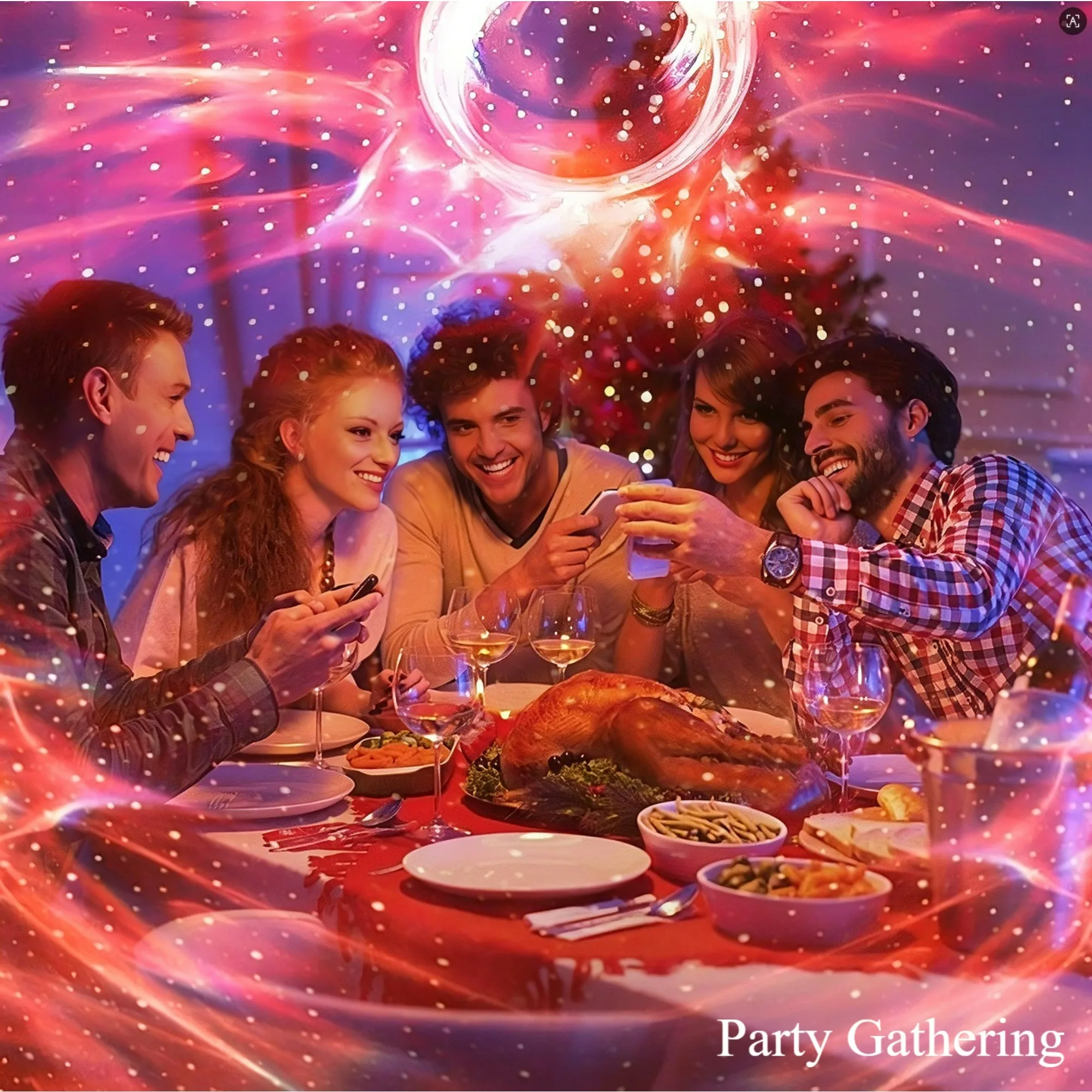 Astronaut Bluetooth Aurora Light Starry Sky Nebula Romantic Atmosphere Light Astronaut Starry Sky Projection Nightlight
