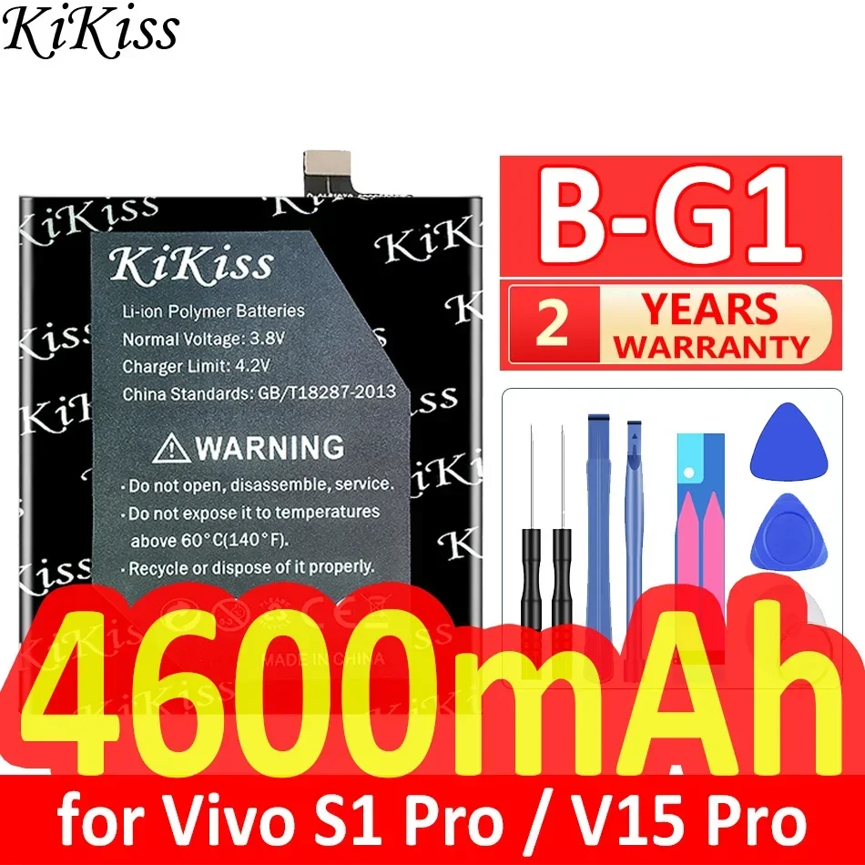 4600mAh/5800mAh KiKiss Powerful Battery For VIVO Neo 3 Neo3 Z1 S1/V15 Pro S1Pro NEX 3 3S NEX3 5G IQOO7 Y52S Y31S Y91 Y93 Z5X