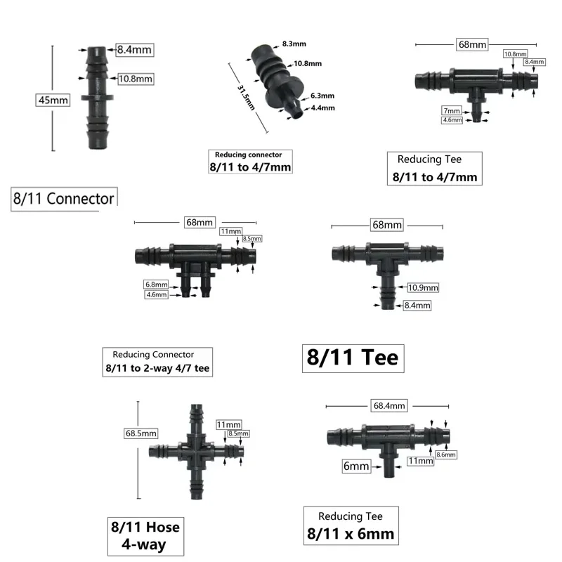 20PCS 1/4