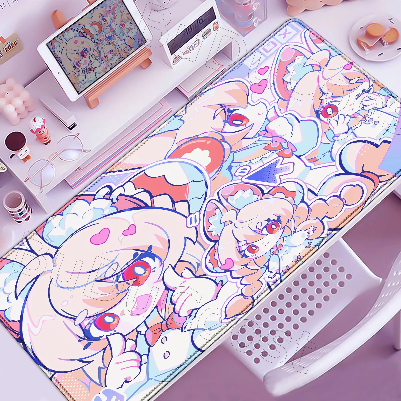 AOD Cute Angels of Delusion Anime Girl Zenless Zone Zero Mouse Pad ZZZ Aria Chinatsu Ye Shunguang Mousepad XXL Game Keyboard Mat
