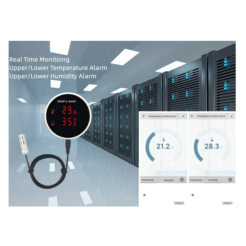 24-Hour Delivery Tuya Wifi Temperature And Humidity Sensor External Probe Digital LCD Display Indoor Thermometer Hygrometer