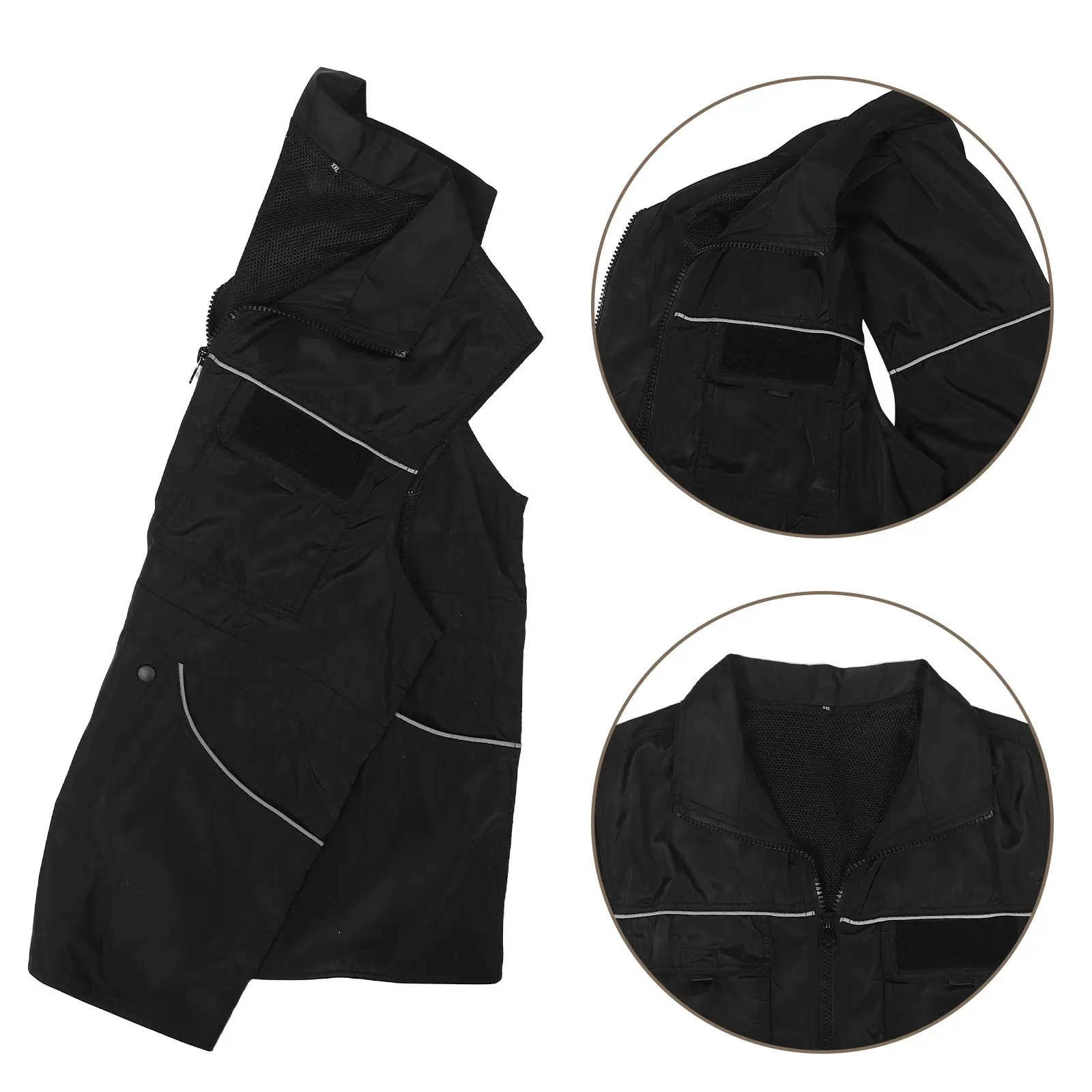 

Dog Trainer Vest Men Women Anti-Scratch Reflective Strip Obedience Jacket Multi Pocket Protective Dog Handler Training Vest Xl