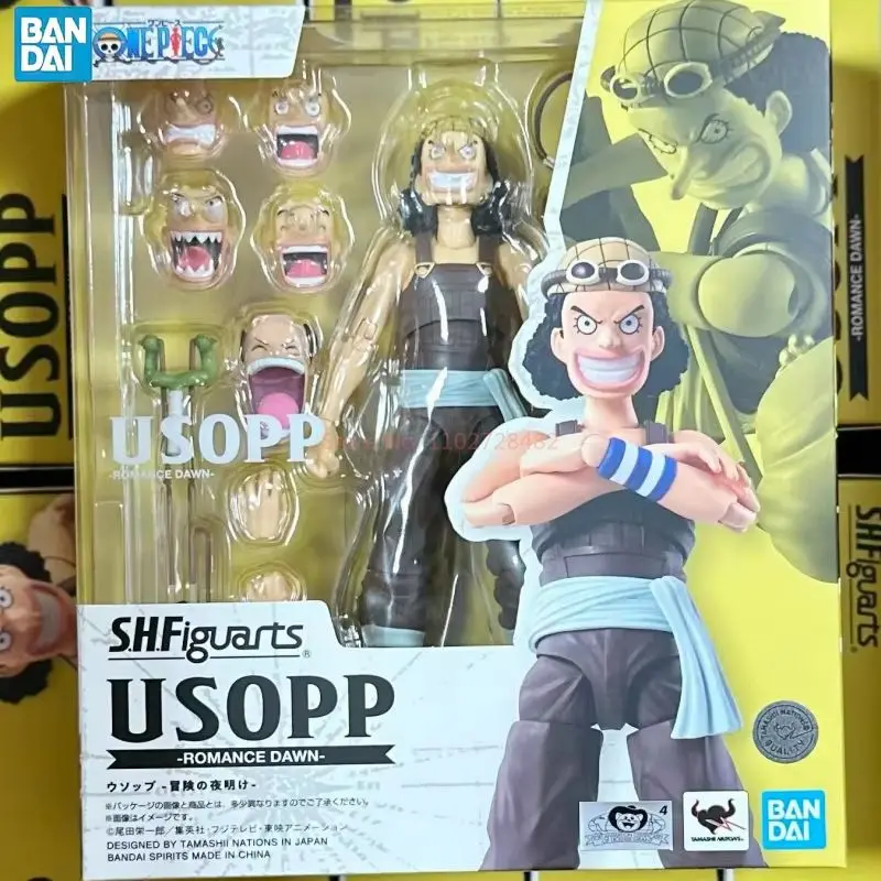 In Stock Bandai S.H.Figuarts One Piece Usopp Romance Dawn Full Action Figure Finished Model Kit Collectible  Anime Fans Gift Toy - view 6