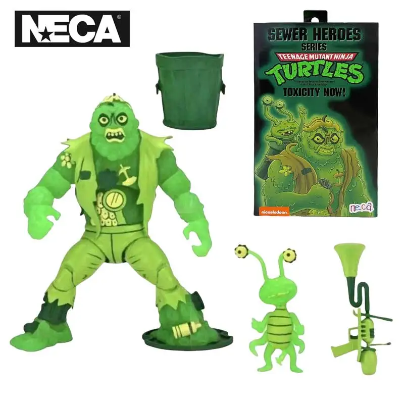 

NECA 54256 Toys Teenage Mutant Ninja Turtles Sewer Heroes Series 18 cm Ultimate Action Figure Luminous Original Doll Model TMNT