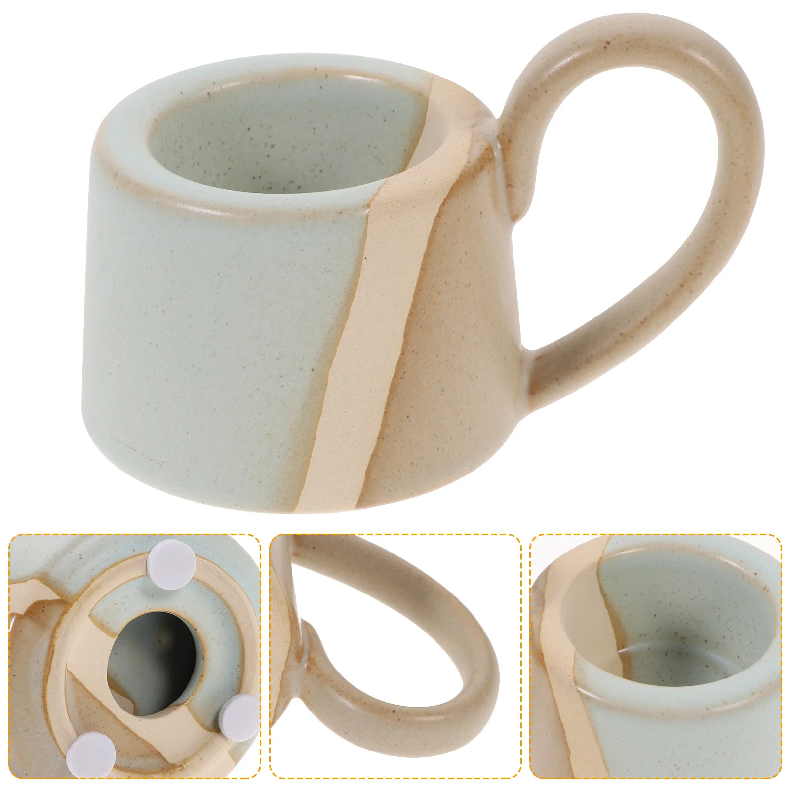 

Vintage Ceramic Holder Sturdy Design for Holiday Dinner Tabletop Decorative Candlestick Holder Stick