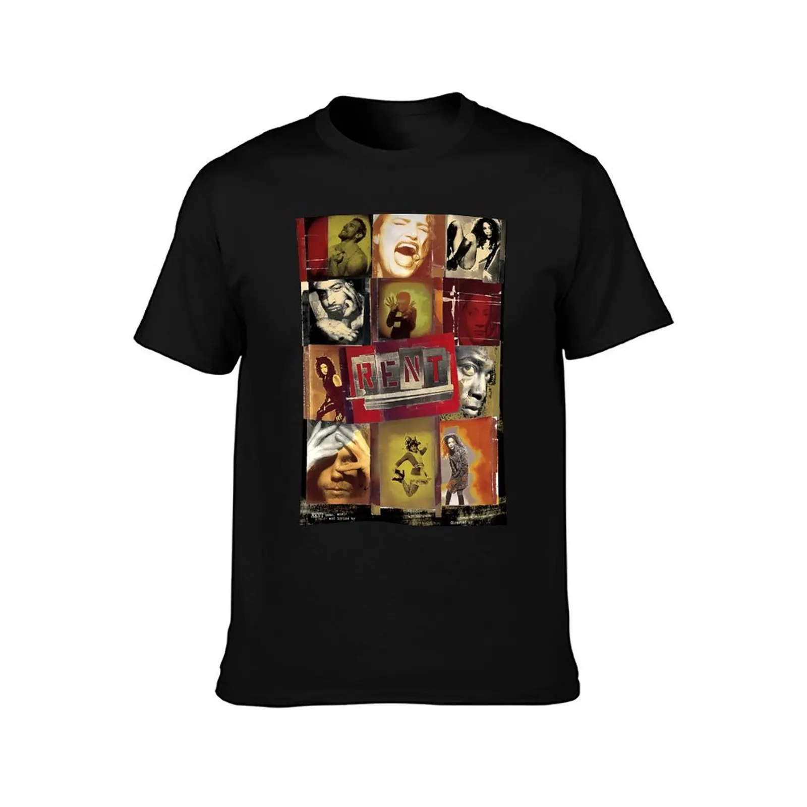 Vintage Rent Rock Musical, Signed By Complete Original Cast 1996 T-Shirt Industrial Work Tee Shirt T-Shirt