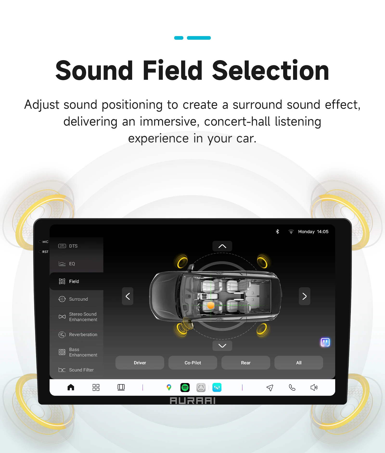 Hizpo 2K Bildschirm Kabelloses Android Auto für Lexus IS250 IS300 IS200 IS220 IS350 2005 - 2012 Auto-Infotainment-Player 3D HD Stereo – Detail 17