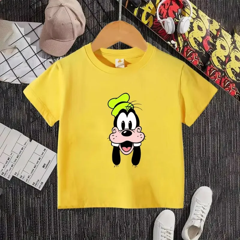 2026 جوفي جوف صيف جديد تي شيرت 100% قطن رقبة مستديرة كارتون أنيمي موضة مطبوعة للأطفال ملابس الشارع #6