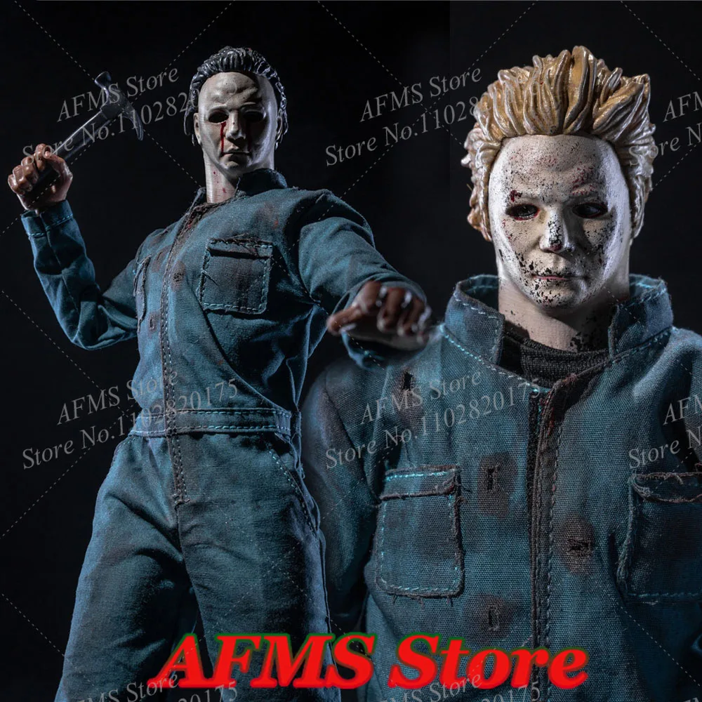 HMTOYS F003 1/6 Scale Collectible Figure Terror Night Killer Full Set 12Inch Men Soldier Action Figure Model Halloween Toys