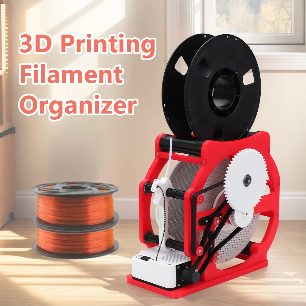 NEW Motorized Filament Winder Automated Process Effortless PLA/PETG/ABS Compatibility