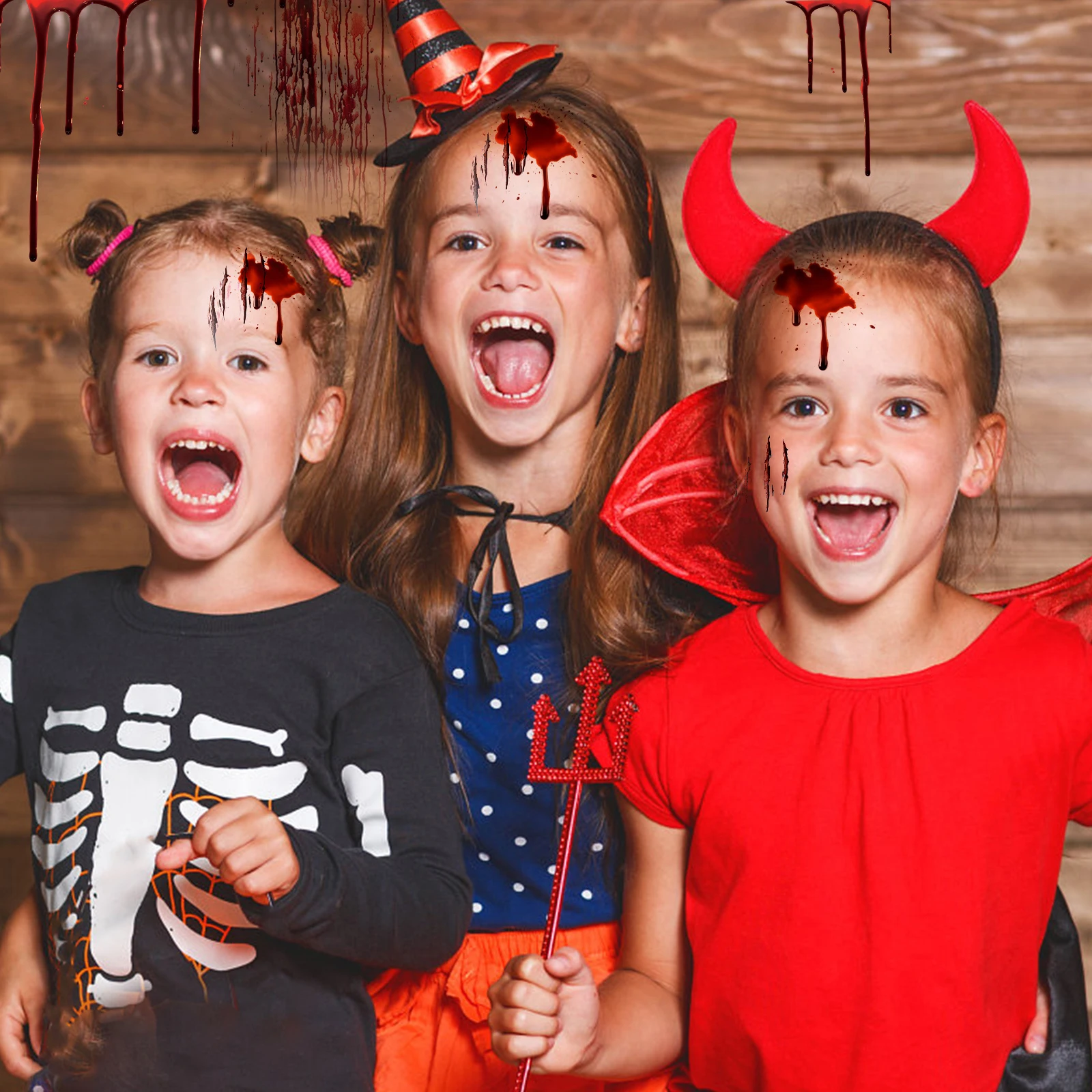 1 ensemble de fausses Capsules de sang, gélatine comestible, jouets de farces d'halloween, pilules sanglantes, tour de fête, effets effrayants, accessoires de film dramatique spéciaux