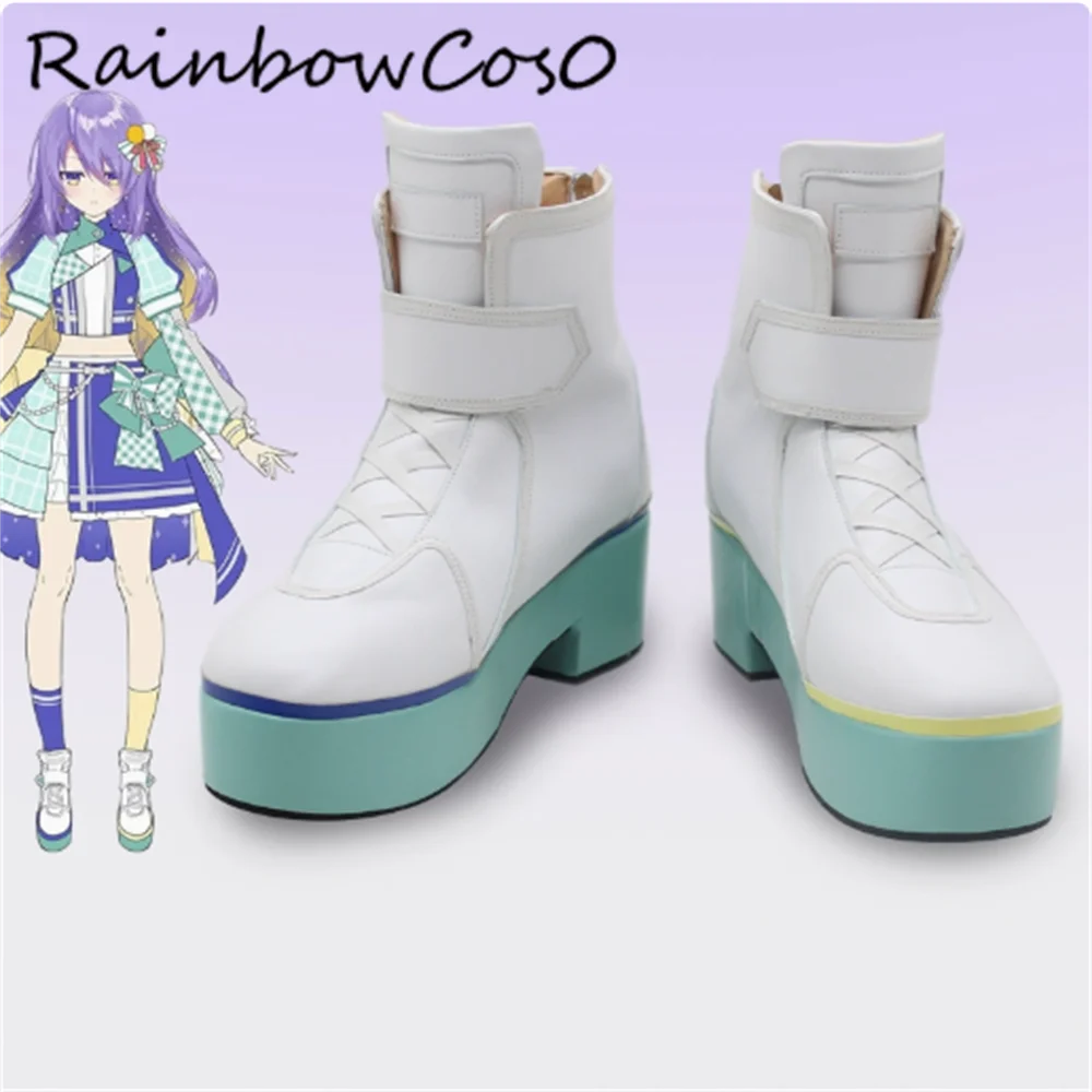 

Moona Hoshinova hololive 4th fes Virtual YouTuber VTuber Cosplay Shoes Boots Game Anime Halloween Christmas RainbowCos0 W4702