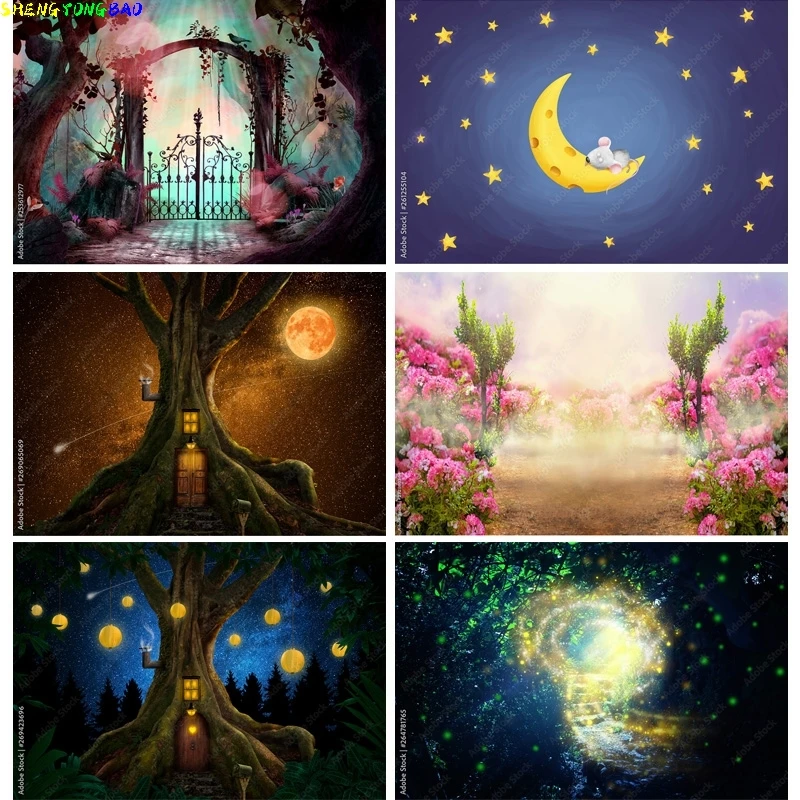 

Children Birthday Cartoons Photography Backdrops Baby Newborn Portrait Photo Background Party Studio Props TTH-10