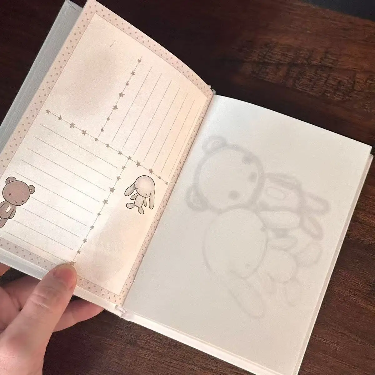 Japanese-style Illustration Angel Girl Hardcover Notebook Artistic Healing Niche Journal Portable Diary Instagram-style Ins Gift