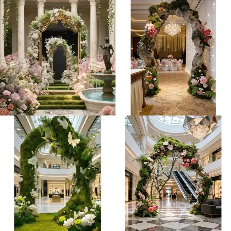 Wholesale Artificial Flower Garland Arch for Wedding Party Event Decoration