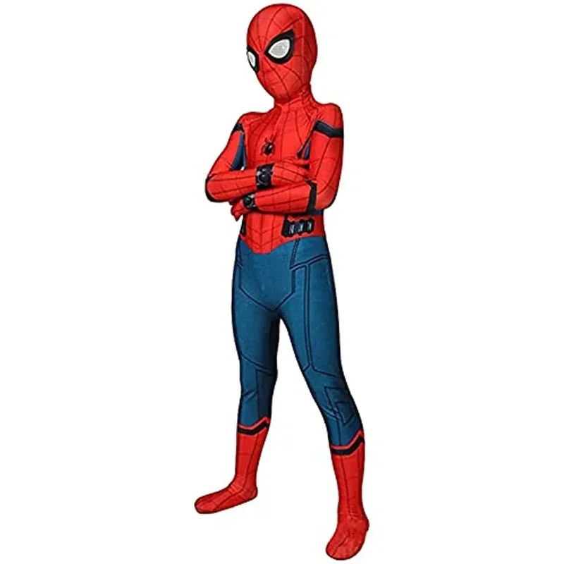 Superbohater Cos Spider-man kostium dla dzieci Tobey Maguire Cosplay body Zentai garnitur kombinezon Halloween karnawałowe kostiumy imprezowe