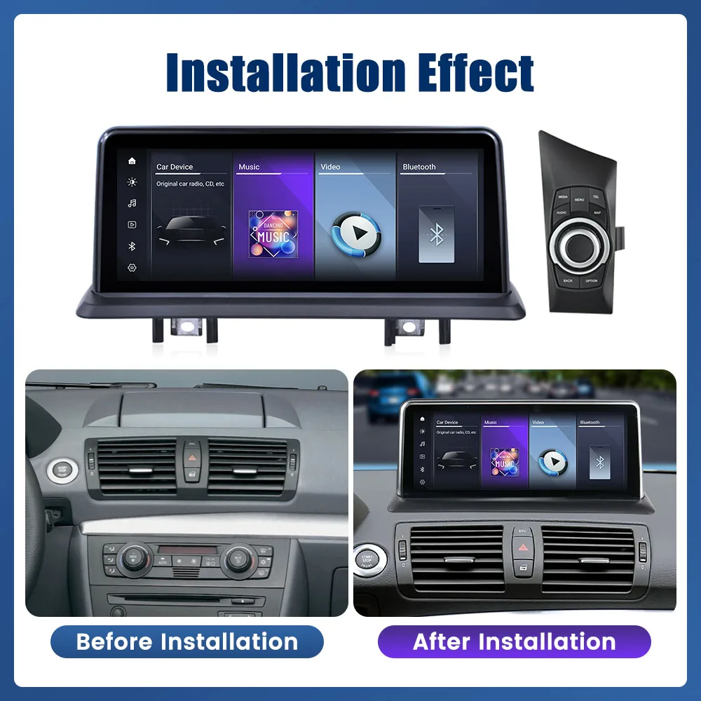 10.25” Car Radio，BMW 1 Series E87 2006-2011 CCC System GPS Navigation Multimedia Display Head Unit Video Player Carplay