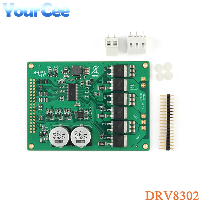 DRV8302 High Power Motor Drive Amplifier Board Module Control Power Motor Board Integrated Circuit DC 5.5-45V 15A