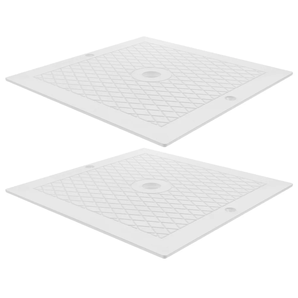 

2pcs Skimmer Cover Square Lid Replacement For Ground Swimming Skimmer Cover Replacement Part Pool Accessory
