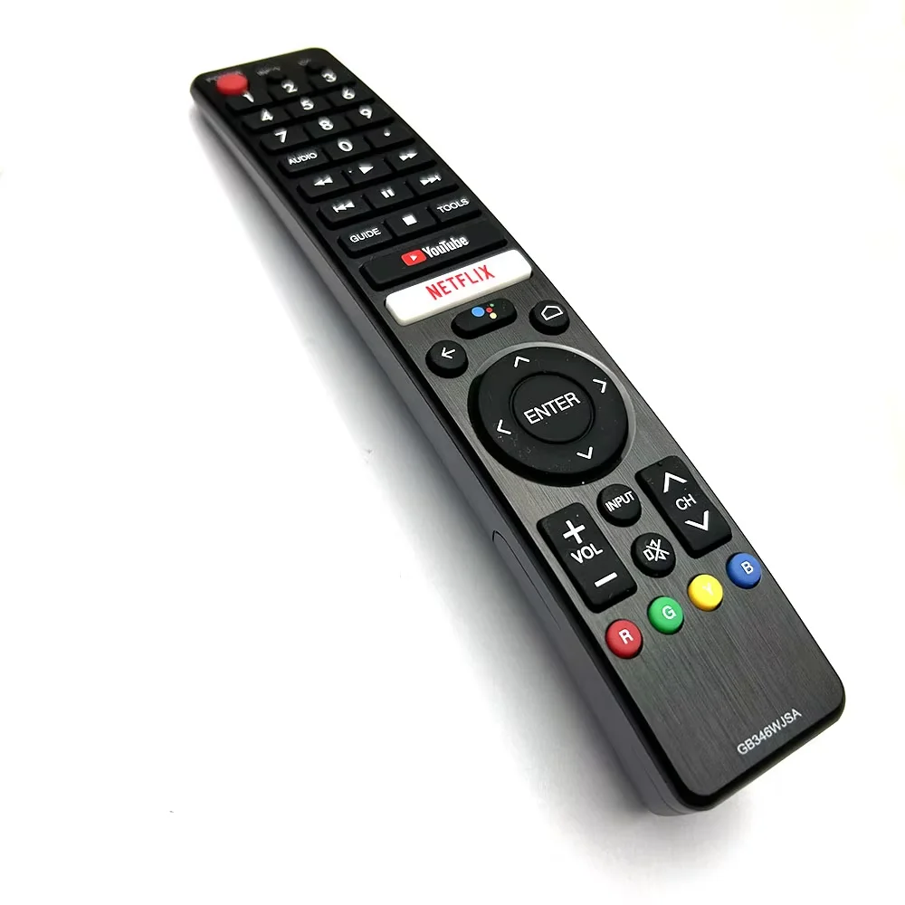 GB346WJSA TV 원격 제어 음성 원격 제어(Bluetooth 페어링 Google Assistant 포함) Sharp 스마트 TV용