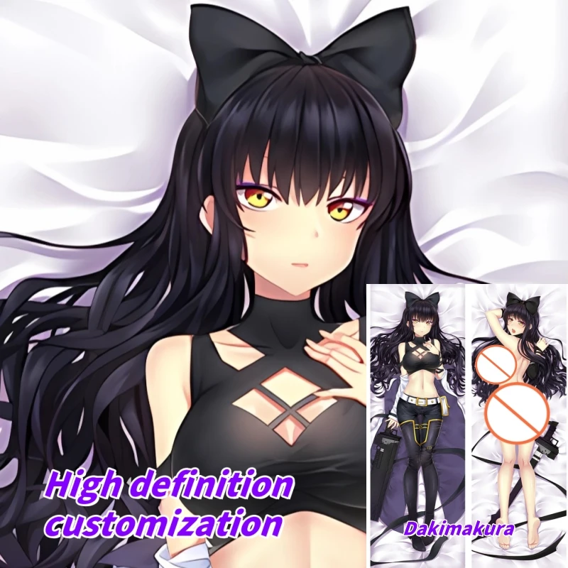 

Dakimakura Anime Blake Belladonna Double-sided Print Life-size Body Pillow Cover Bedding Gifts
