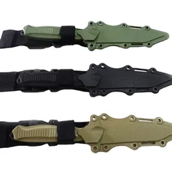 SOETAC Training Safe Wargame Rubber Knife Training Movie Prop Cosplay Toy Sword Tactical Props Dagger Lighter Model