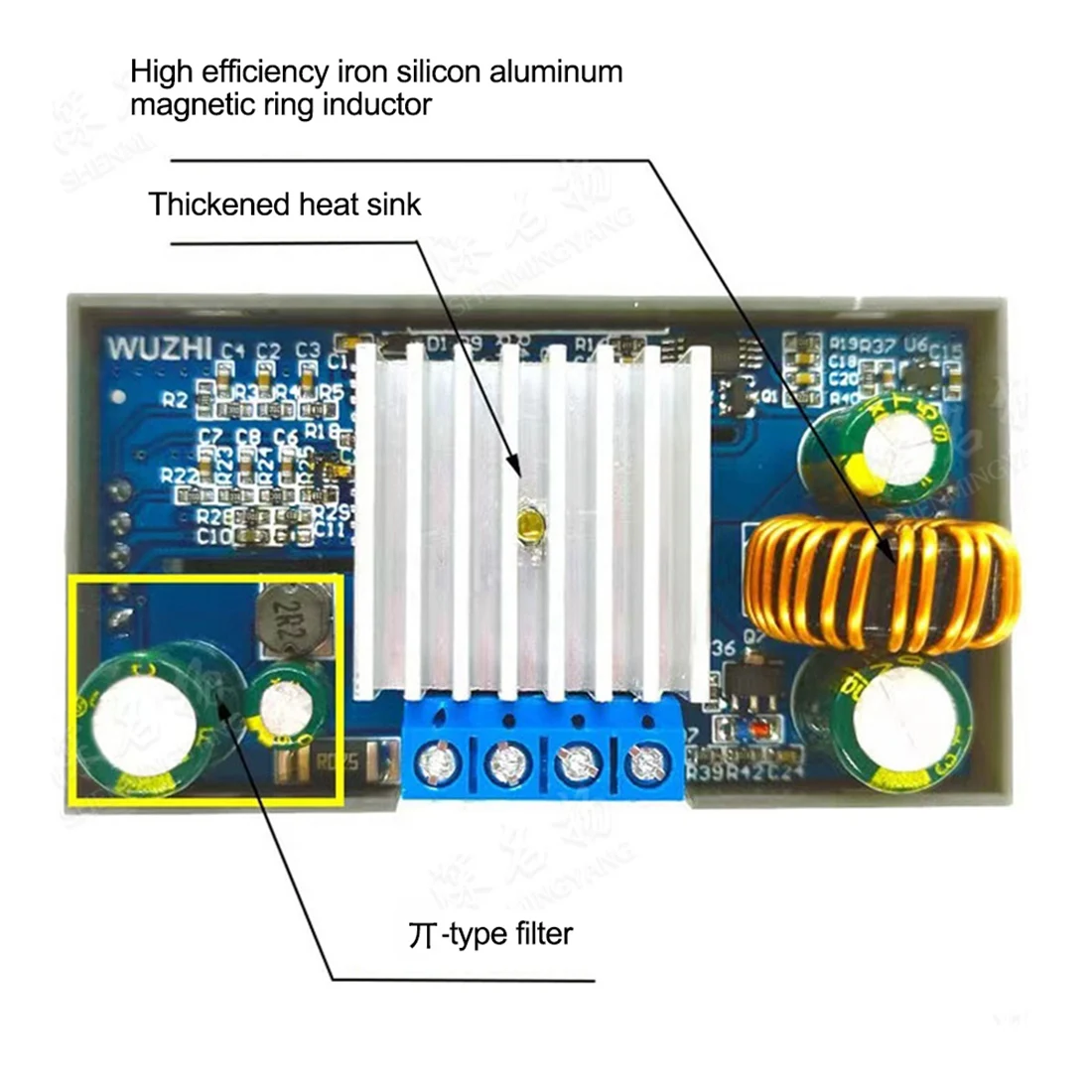 ตัวแปลงบูสเตอร์ DC CV 0.5-30V 4A 5V 6V 12V 24V ปรับแหล่งจ่ายไฟในห้องปฏิบัติการ