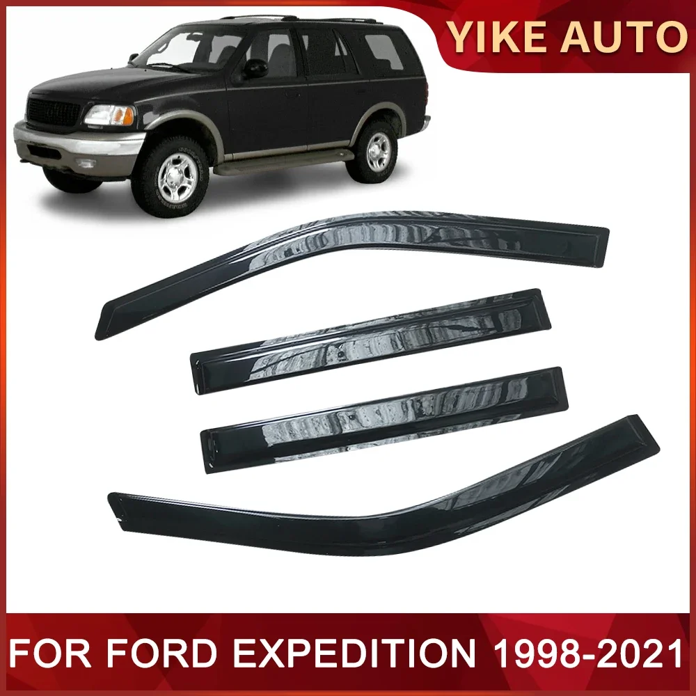 

Оконный козырек для FORD EXPEDITION 1998-2024, защищенный от атмосферных воздействий дверной козырек, защита от дождя, боковые окна, ветровые дефлекторы, автозапчасти