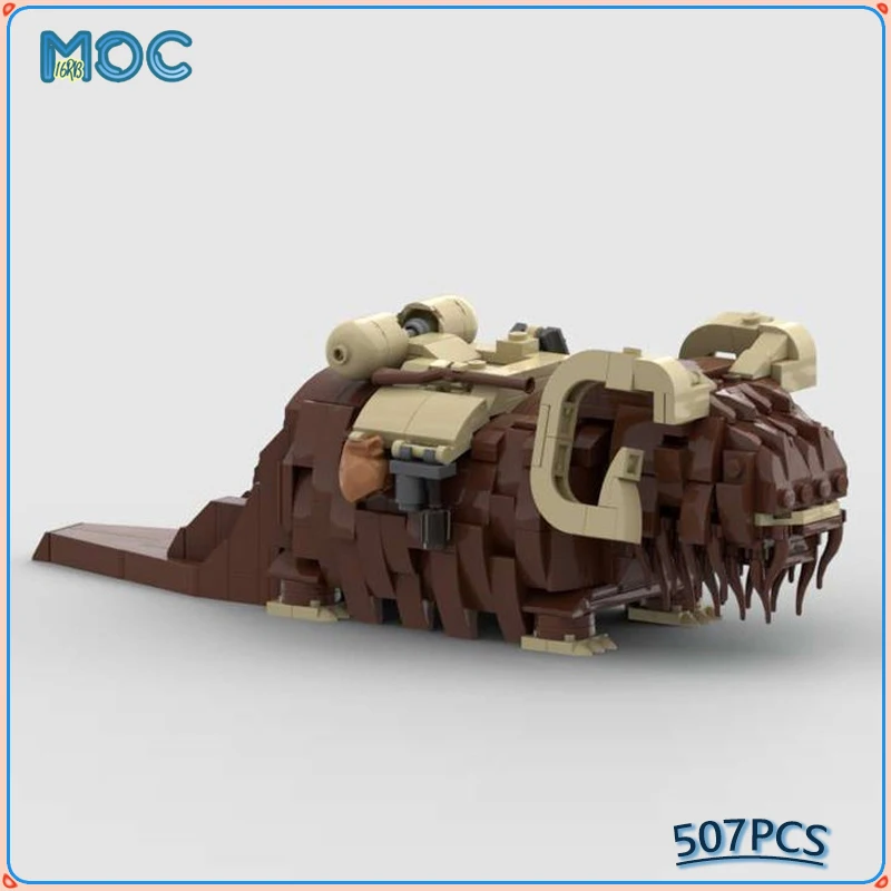 Discount MOC Building Blocks Desert Soldier Animal Banthas Model DIY Assembled Bricks Educational Display Toys Kids Gifts