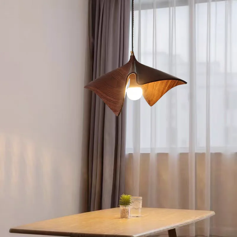 

Modern Adjustable White/Black Bark LED Pendant Light, Glossy Bedroom, Dining Table Bar Home Ceiling Lighting Decorative Lights.