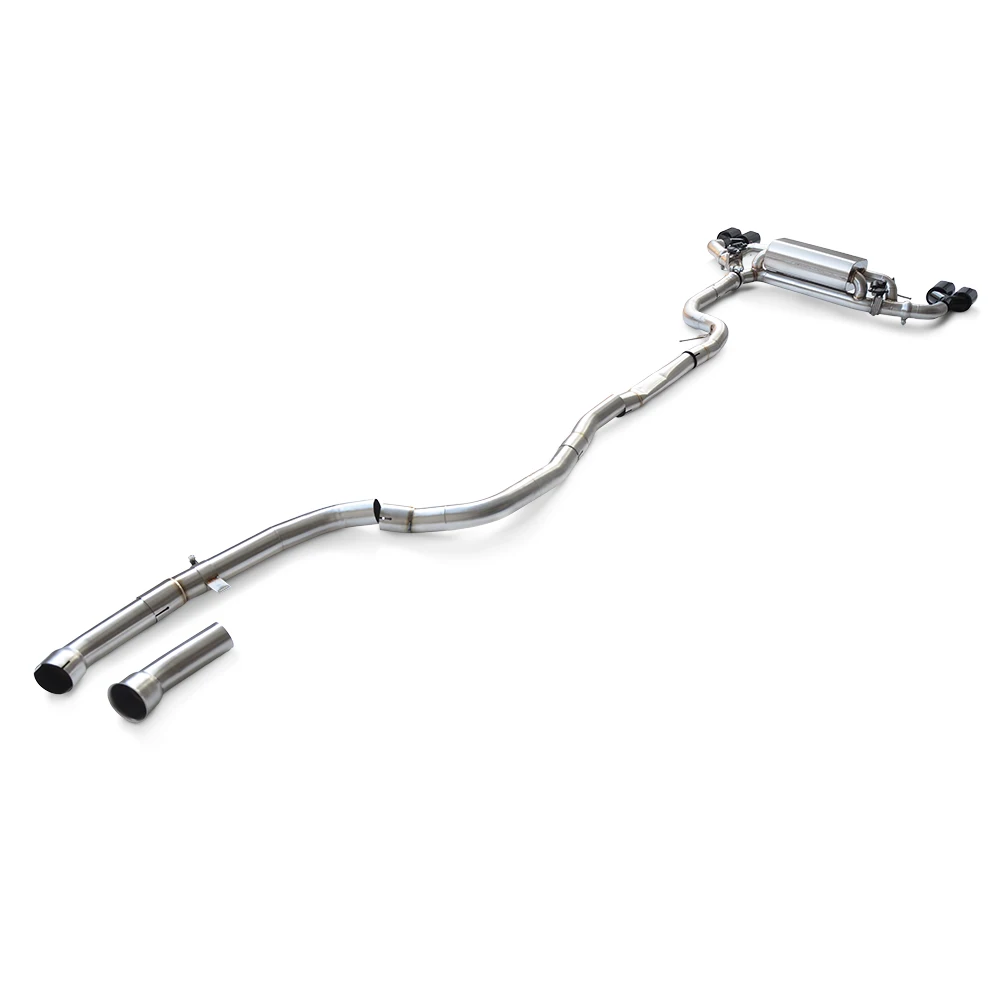 Stainless steel exhaust Catback with valve for the BMW G20 320i 330i 340i rear exhaust system