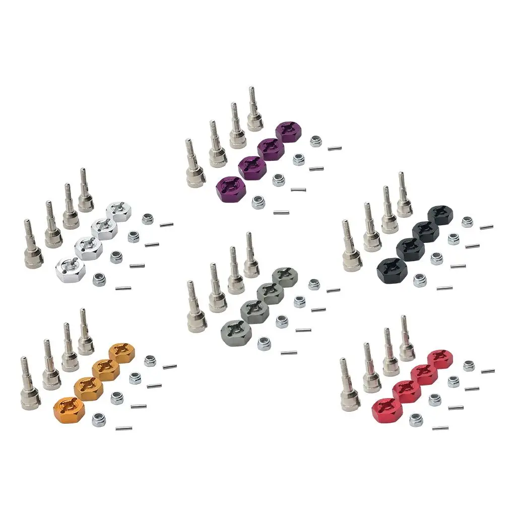 Wheel Conversion Set Axle 1/18 A949 A969 A979 K929 RC Truck Buggy Car Model Replacement Accessories