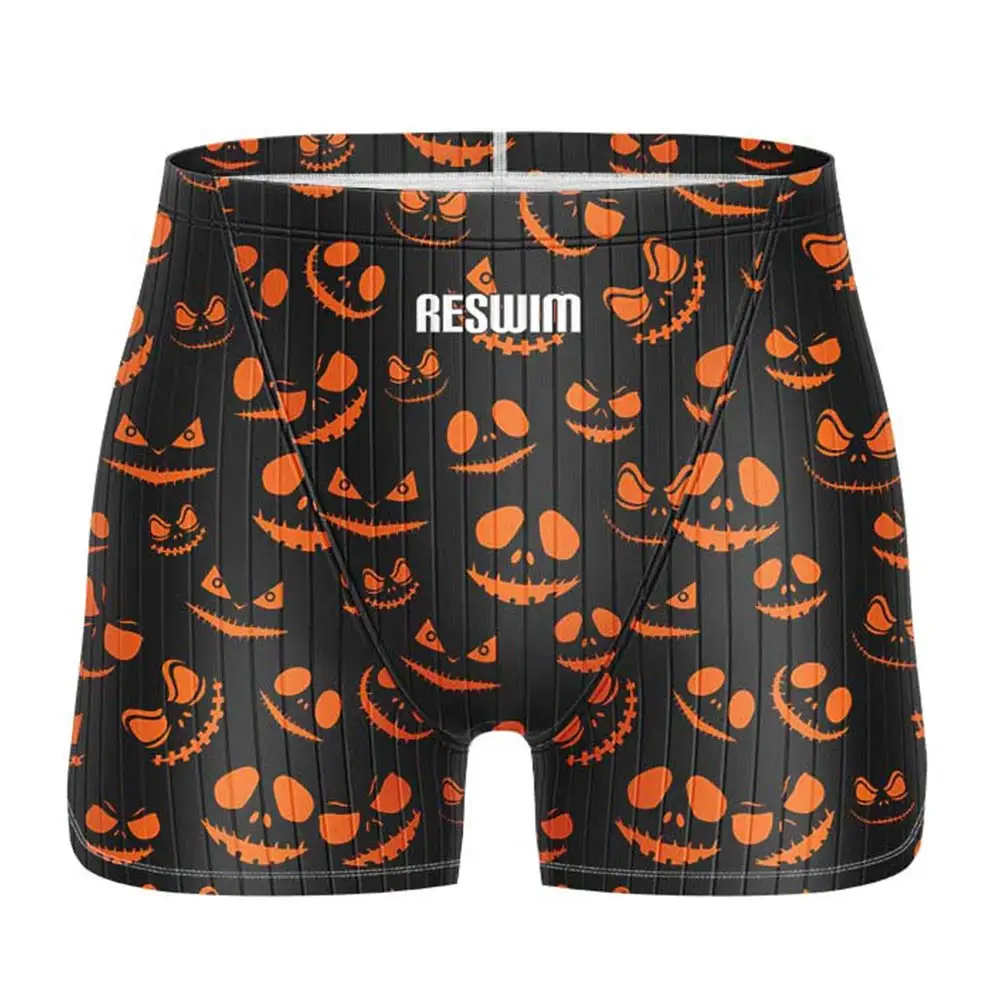 

2025 Summer Men's Funny Swim Jammers Swim Trunks Racing Swimsuit Athletic Swimming Shorts Endurance Anti-Chlorine Surfing Pants