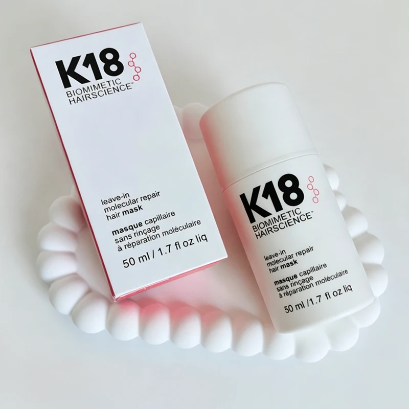 Hot Brand K18 50ml Leave-In Molecular Repair Hair Mask Deep Conditioning Keratin Treatment Soft Hair Smoothing Healthy Hair Care