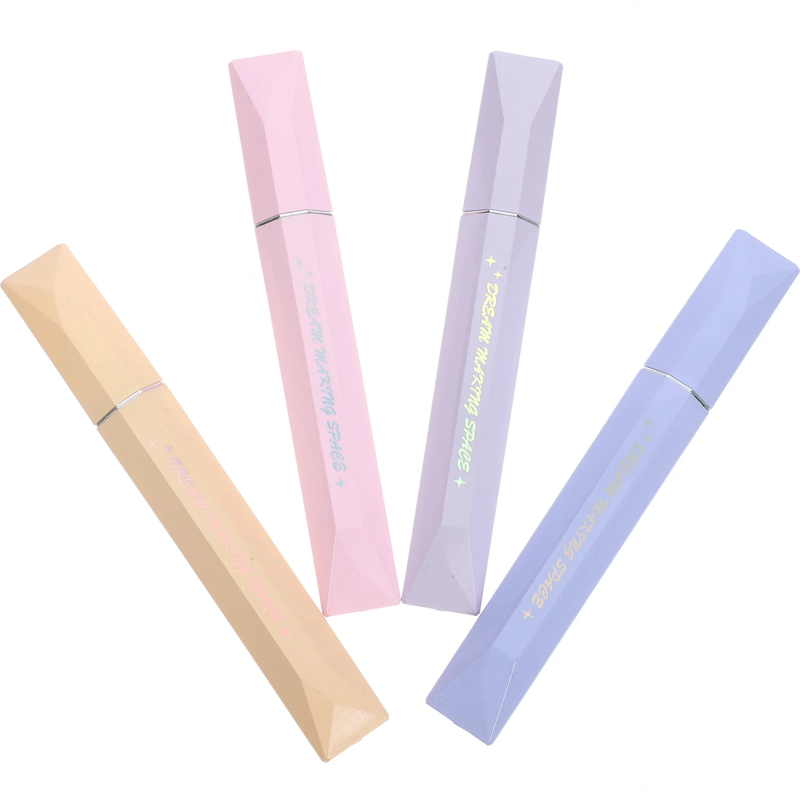 

4 Pcs Handbook Highlighter Markers Pen Greeting Card Teacher Highlighters Plastic Marking