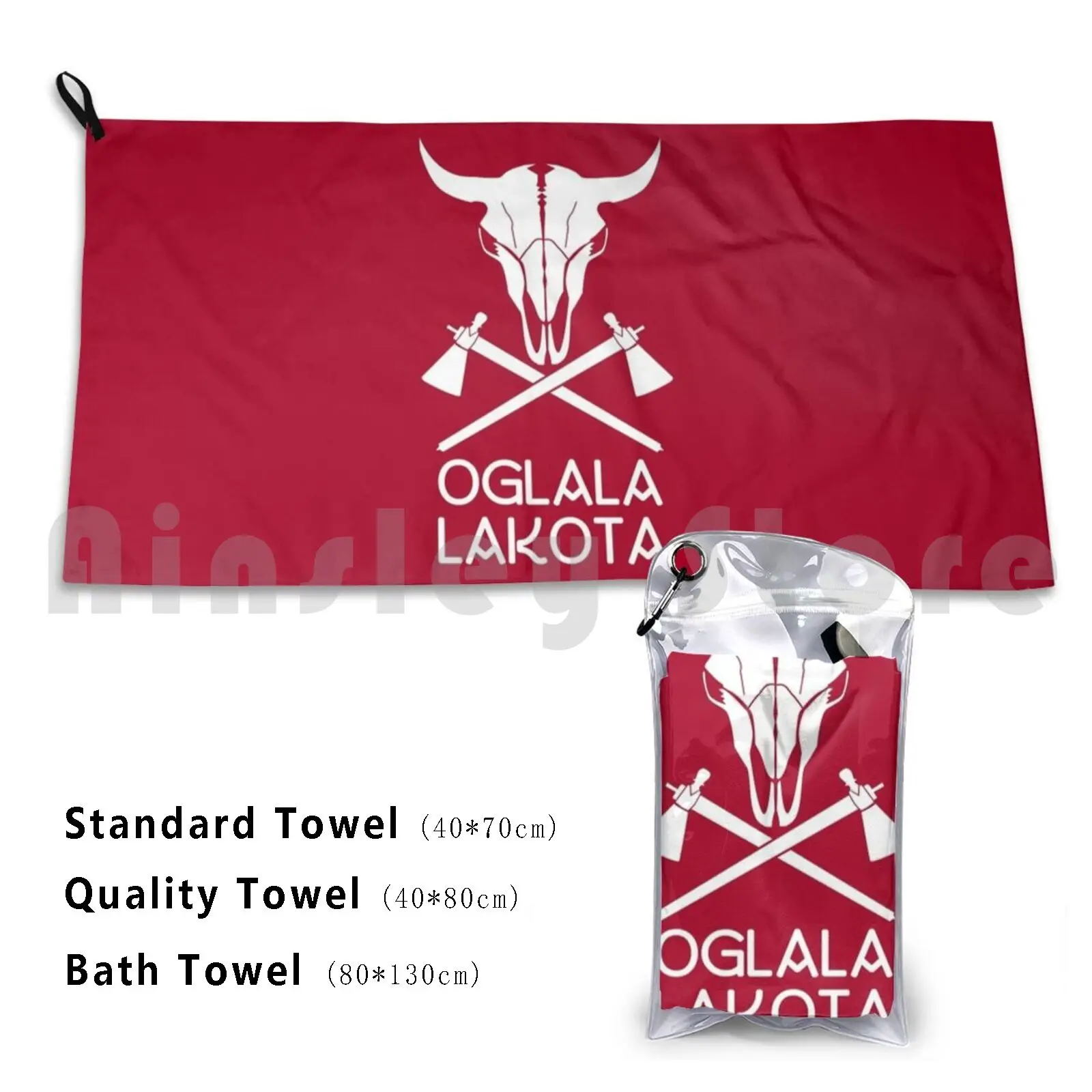 

Oglala Lakota Bath Towel Beach Cushion Pine Ridge Oglala Lakota Oglala Lakota Pine Ridge Flag Sioux Seal Flag Tribe
