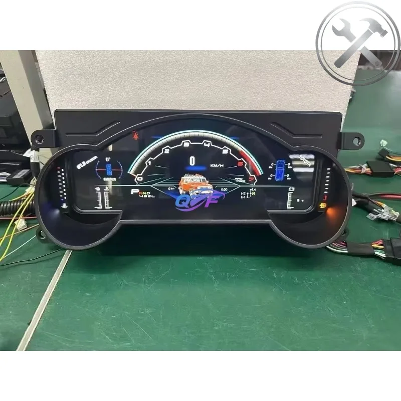 

12.3 Inch 1920*720 LINUX HD LCD Digital Virtual Cockpit Dashboard Speedometer Instrument Cluster Auto Upgrade for FJ 2007-2020