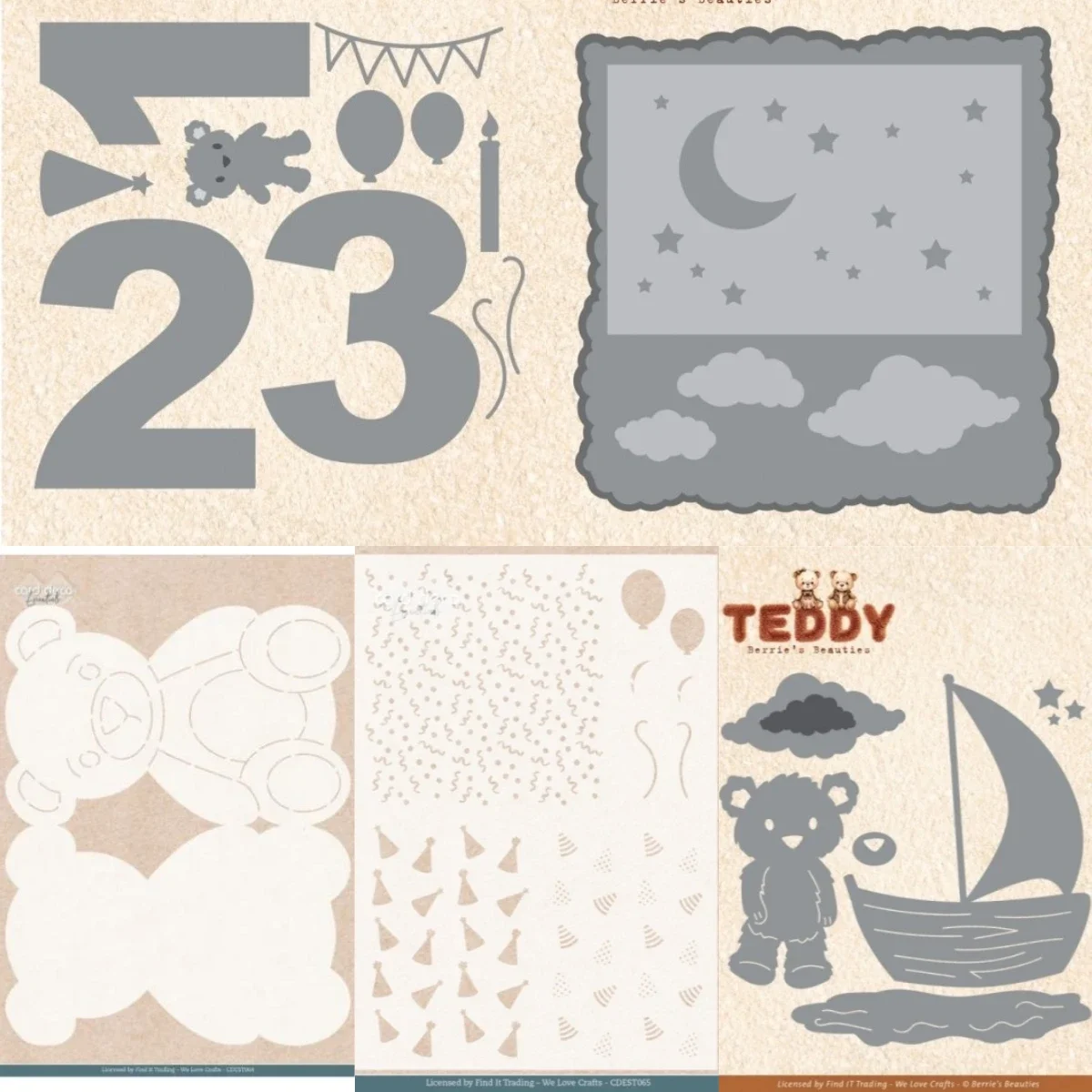 

Cloud Digital Bear Stencil 2025 New Cutting Dies For DIY Scrapbooking Crafts Maker Photo Album Template Handmade Decoration