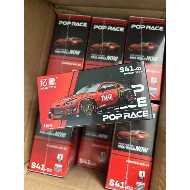 

POP RACE1/64 Toyota PANDEM GR 86 Supercar Lamborghini, Contash LPI800-4 Alloy Die Casting Car Model