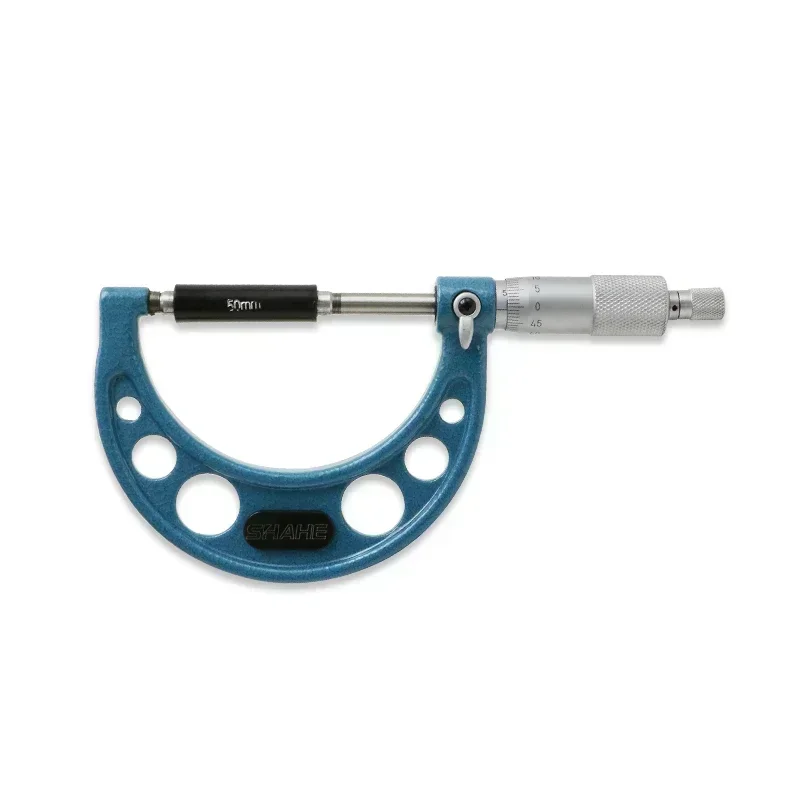 50-75 mm High Accuracy Hardened Alloy Probe Outside Micrometer Gauge Micrometer 0.01mm Precision Measuring Tools