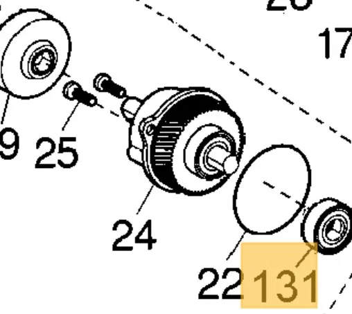 Gear for DEWALT DW704 DW705 DW705S DW715