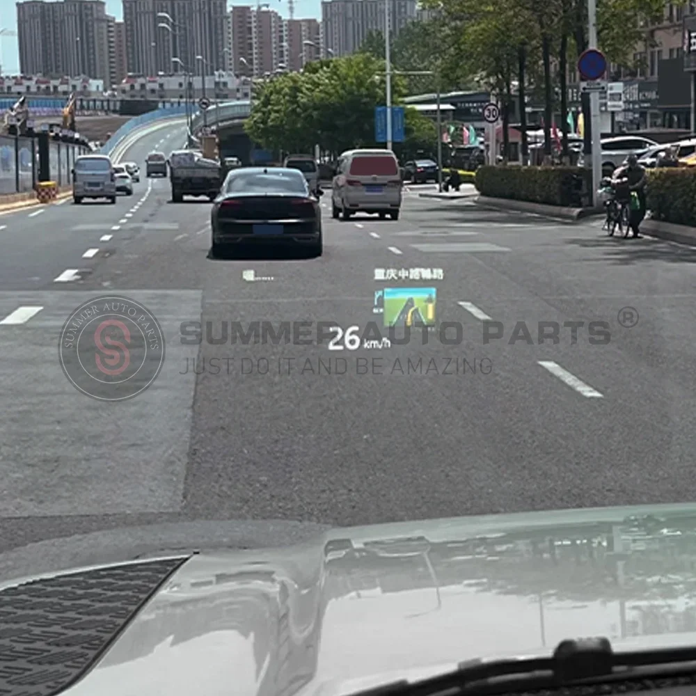 Summer Auto Parts Head-Up Display Car Windshield Lcd Hud Screen Retrofit for Land Rover New Defender